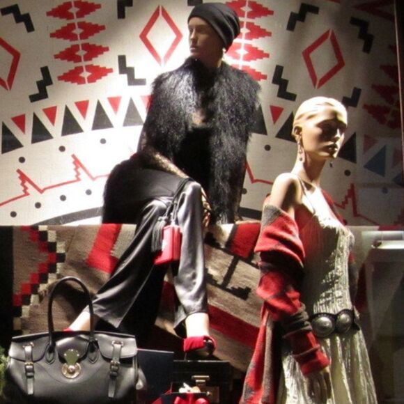 Ralph Lauren Long Black Curly Lamb Shearling Vest - Picture 1 of 16